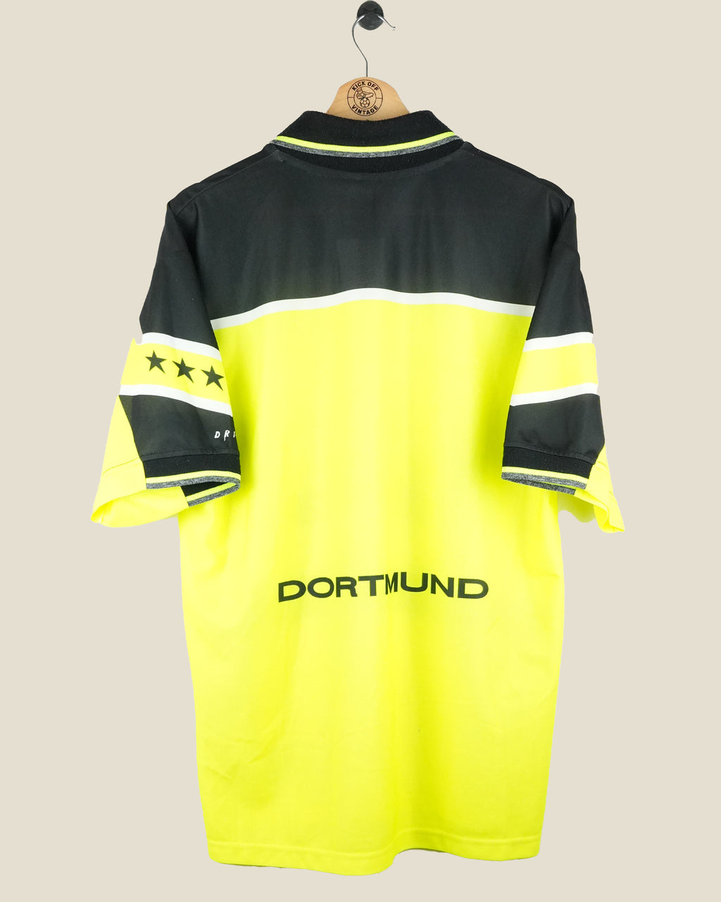 BORUSSIA DORTMUND 1997/98 HOME SHIRT (L) NIKE