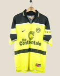 BORUSSIA DORTMUND 1997/98 HOME SHIRT (L) NIKE
