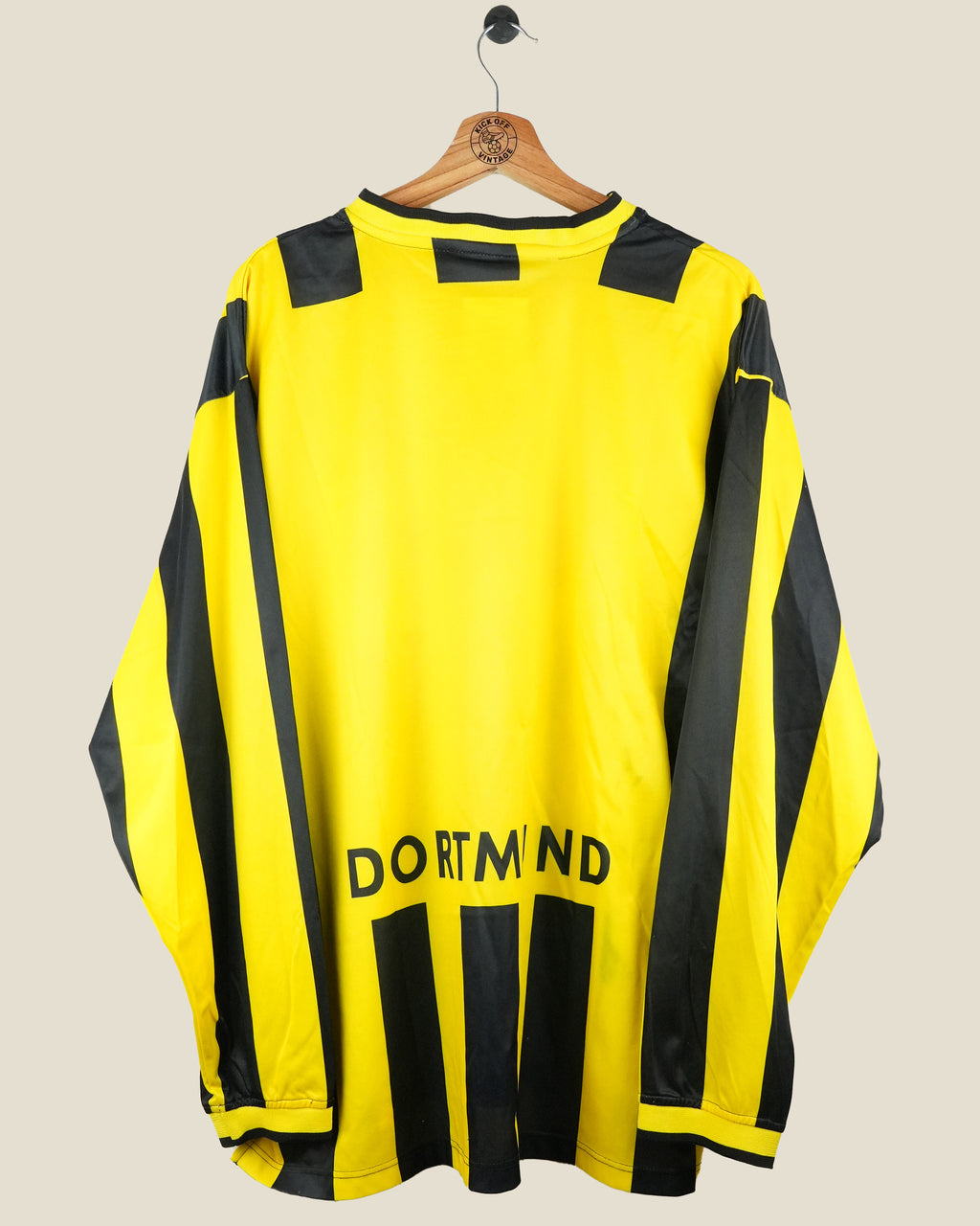 BORUSSIA DORTMUND 2001/02 HOME L/S SHIRT (L) GOOOL.DE