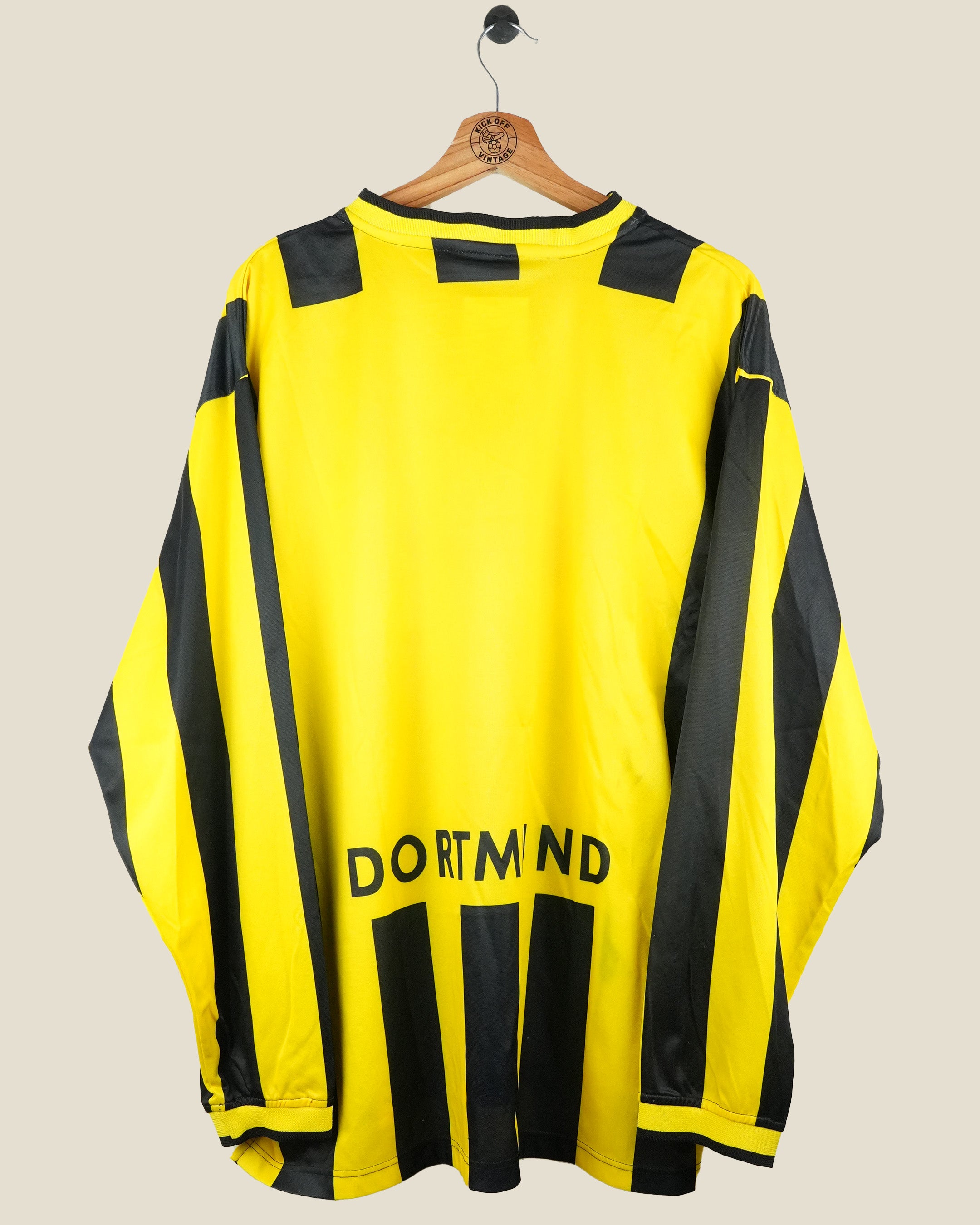 BORUSSIA DORTMUND 2001/02 HOME L/S SHIRT (L) GOOOL.DE