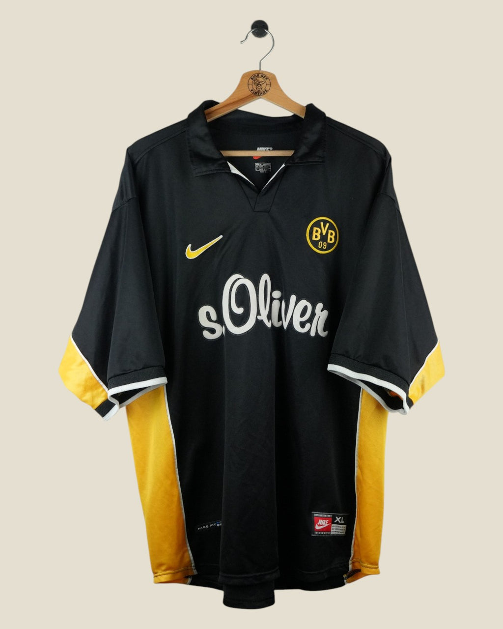 BORUSSIA DORTMUND 1998/00 RICKEN AWAY SHIRT (XL) NIKE