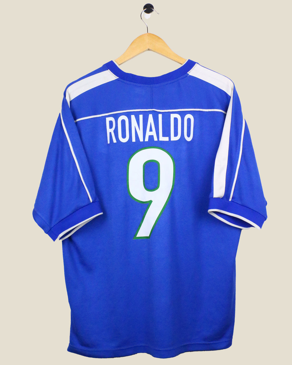 BRAZIL 1998 RONALDO #9 AWAY (L) NIKE