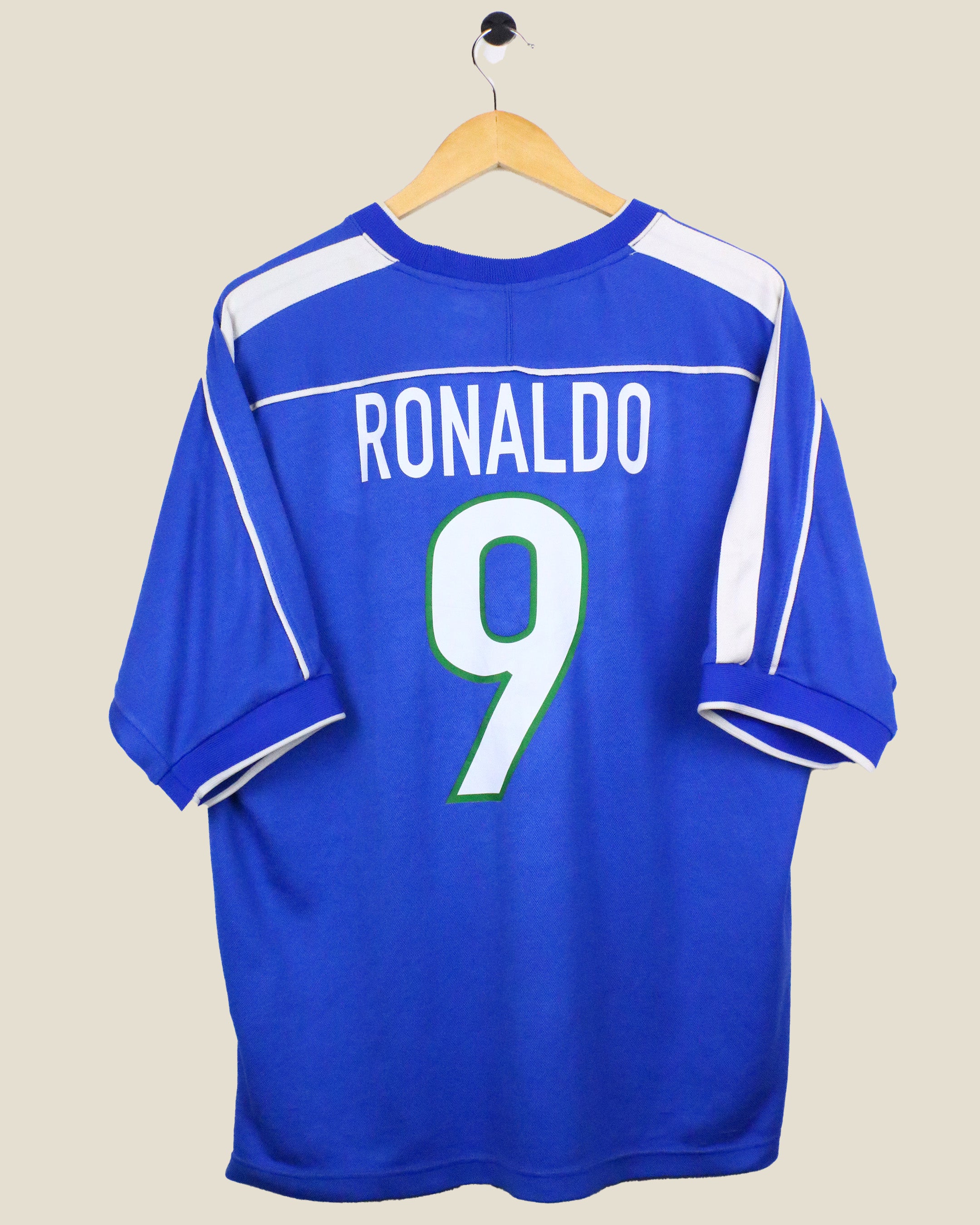 BRAZIL 1998 RONALDO #9 AWAY (L) NIKE