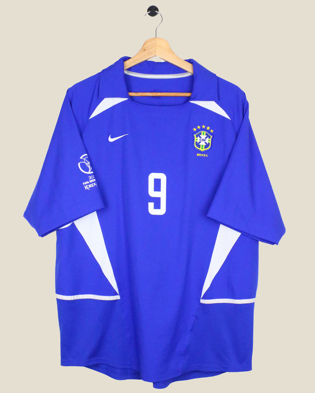 BRAZIL 2002 RONALDO WORLD CUP AWAY (L) NIKE