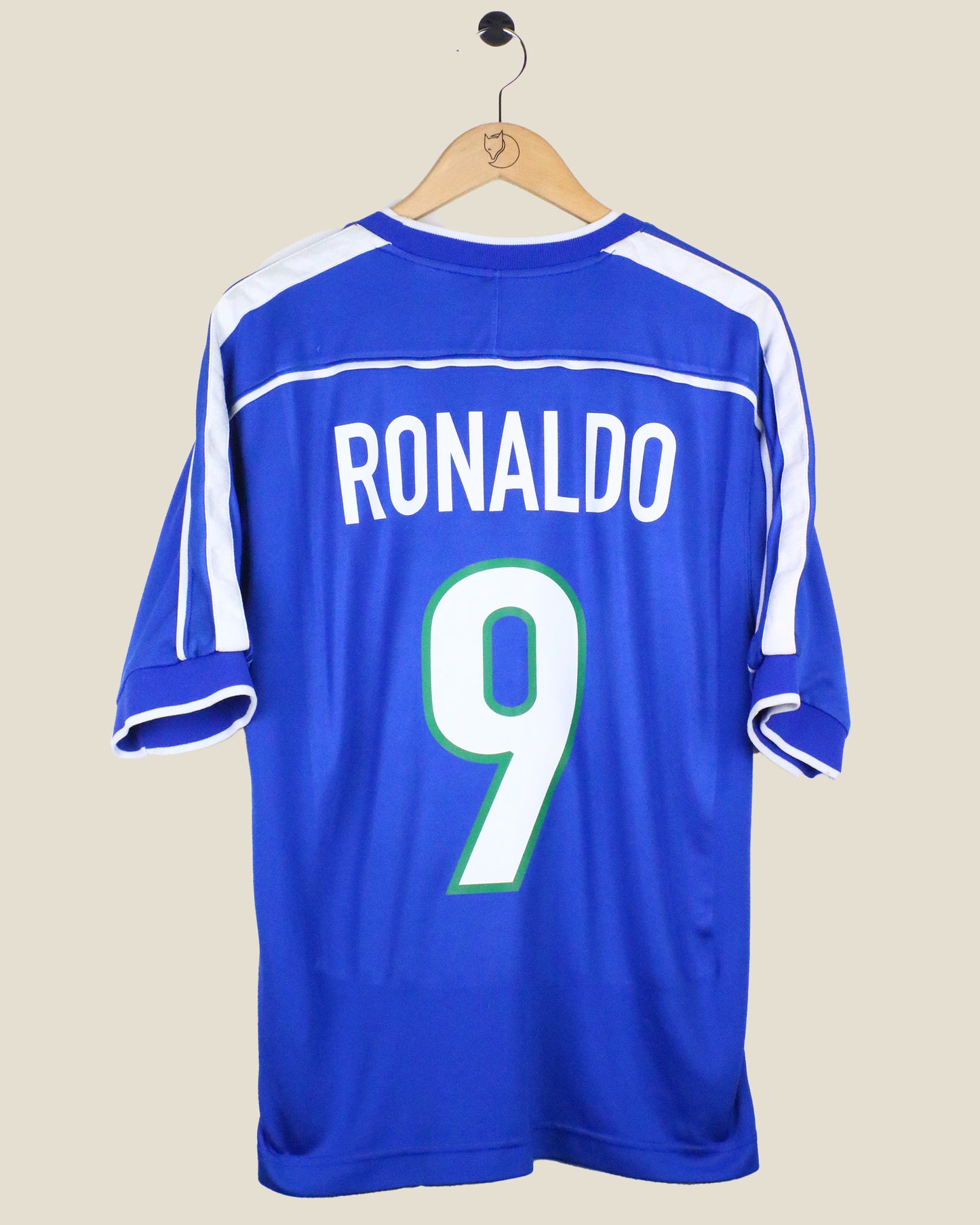 BRAZIL 1998 RONALDO #9 AWAY (M) NIKE