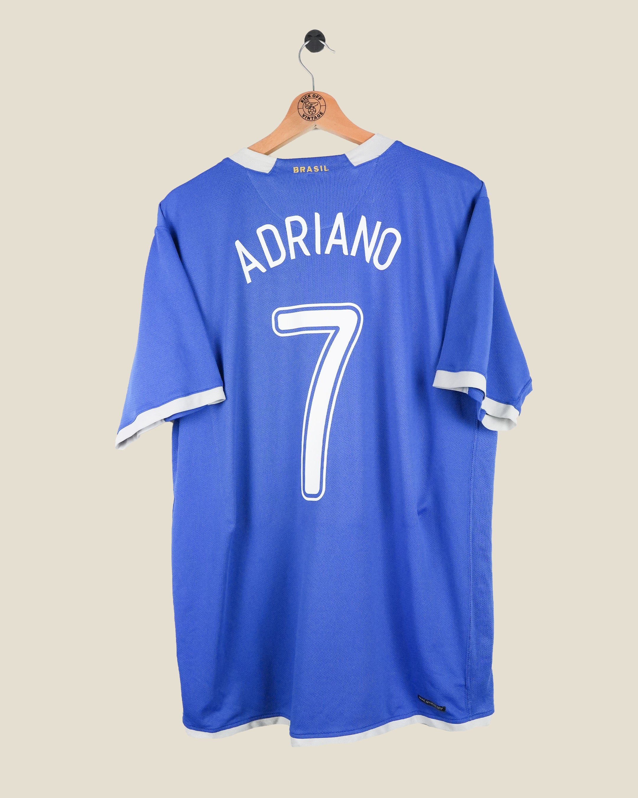 BRAZIL 2006 ADRIANO AWAY SHIRT (XL) NIKE