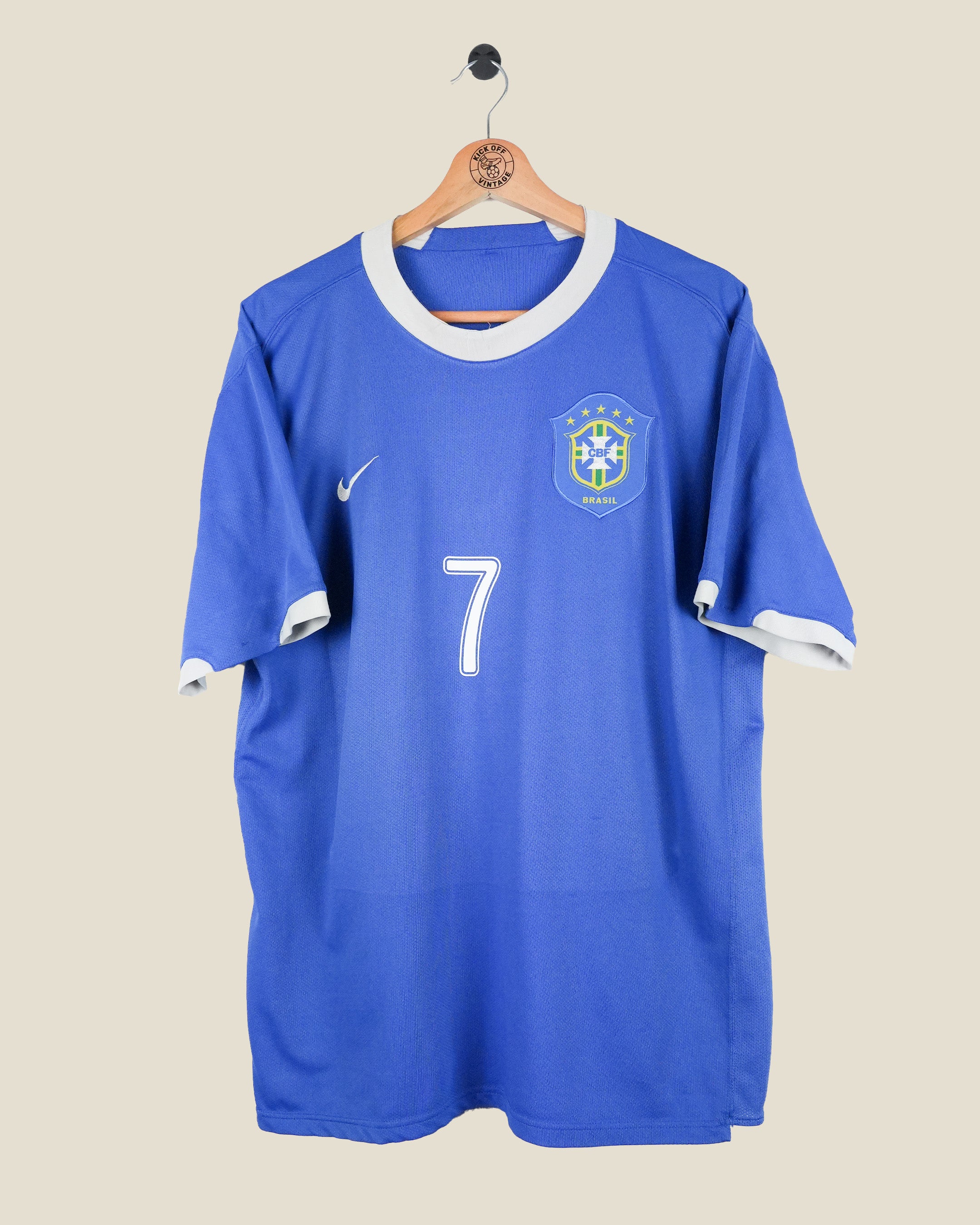BRAZIL 2006 ADRIANO AWAY SHIRT (XL) NIKE