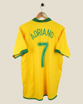 BRAZIL 2006 ADRIANO HOME SHIRT (L) NIKE