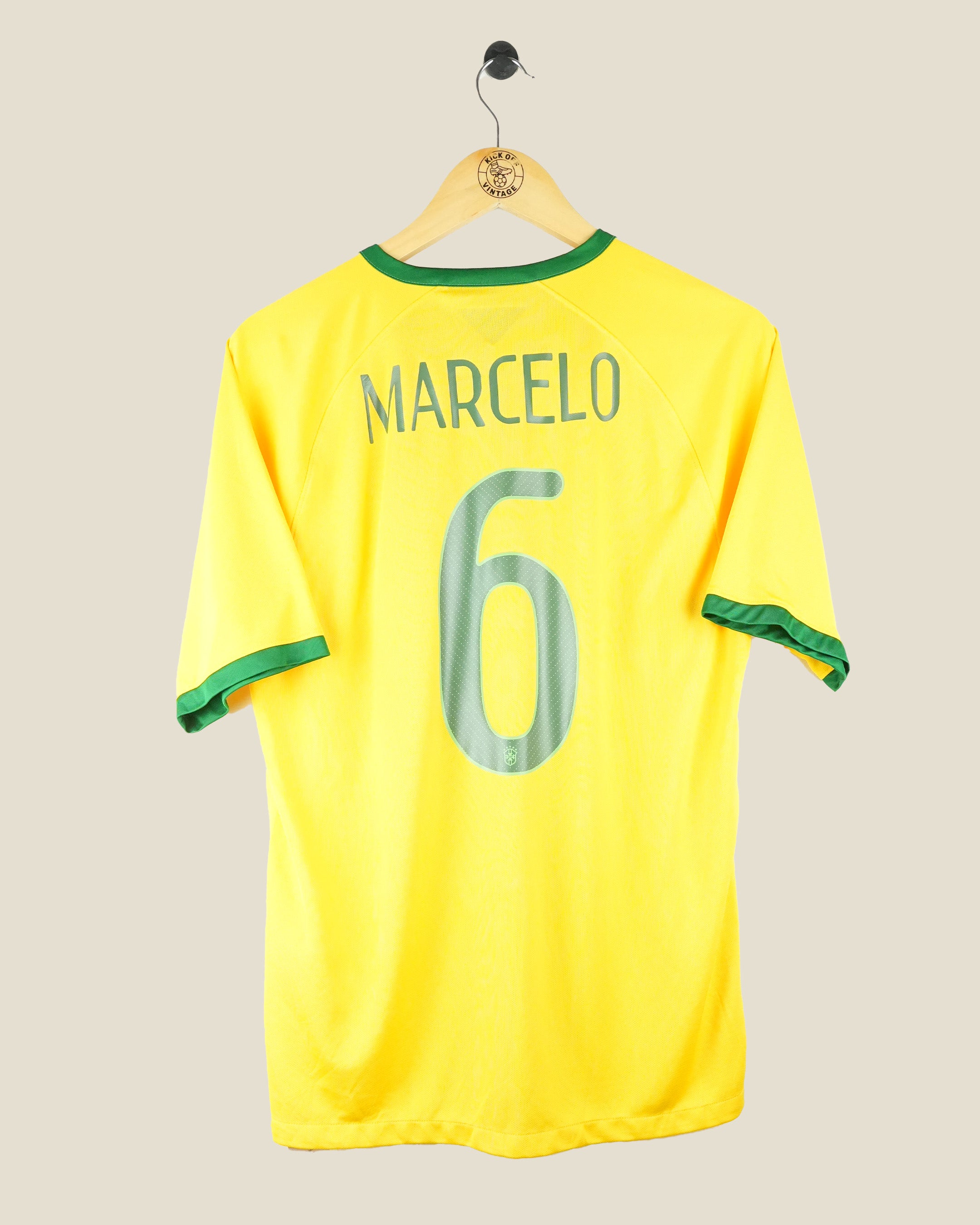 BRAZIL 2014 MARCELO HOME SHIRT (L) NIKE