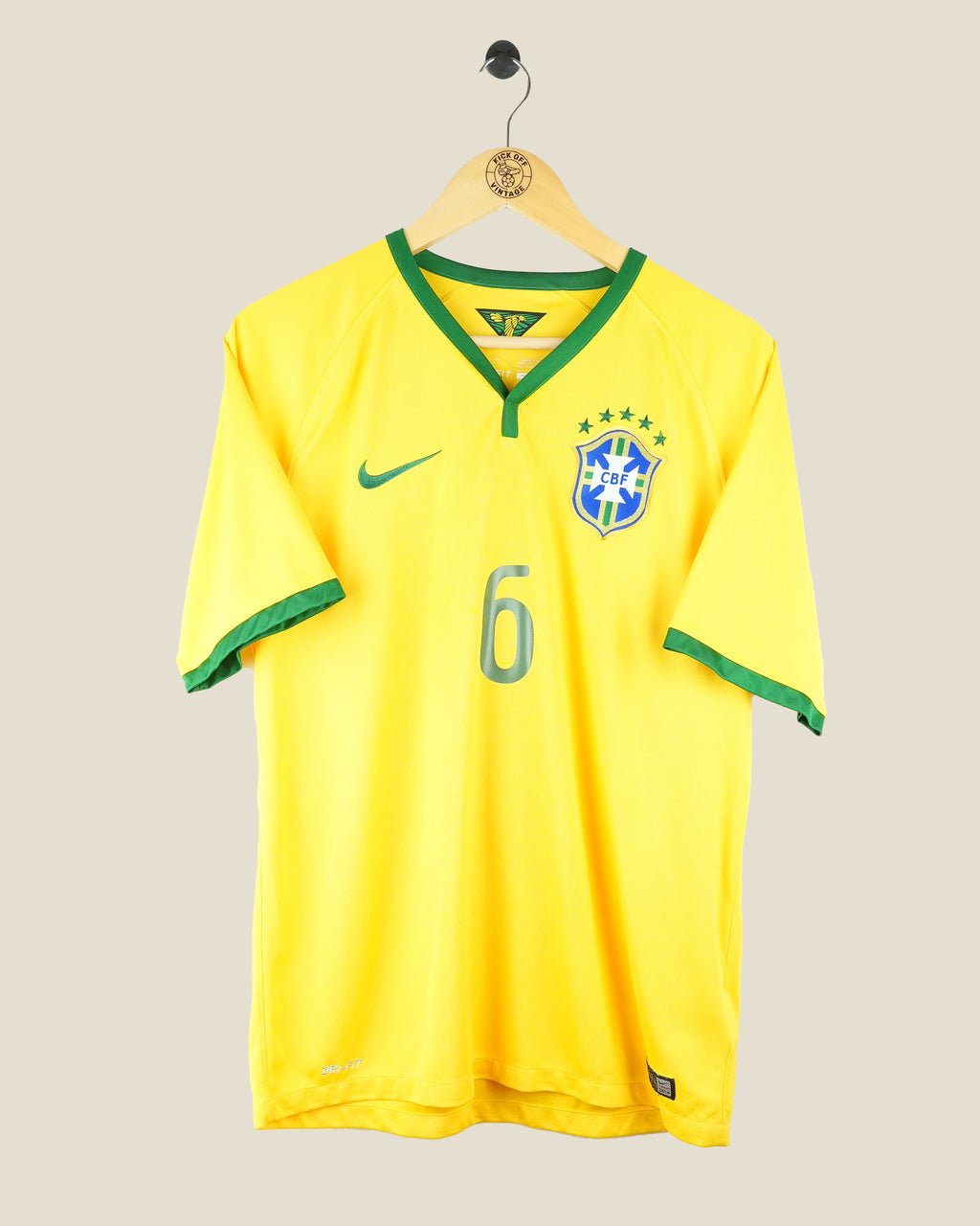 BRAZIL 2014 MARCELO HOME SHIRT (L) NIKE