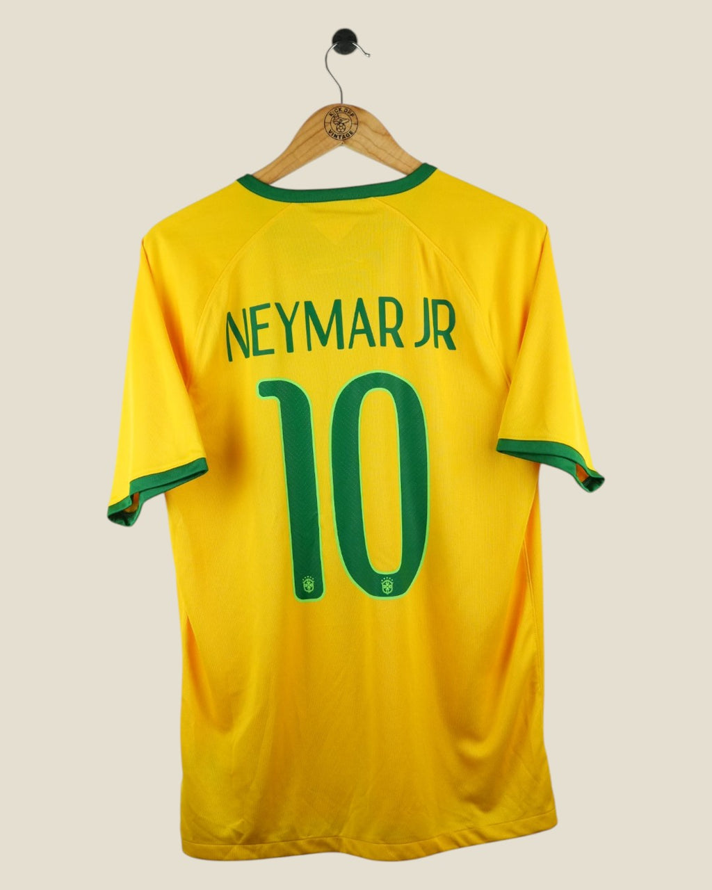 BRAZIL 2014 NEYMAR HOME SHIRT (M) NIKE