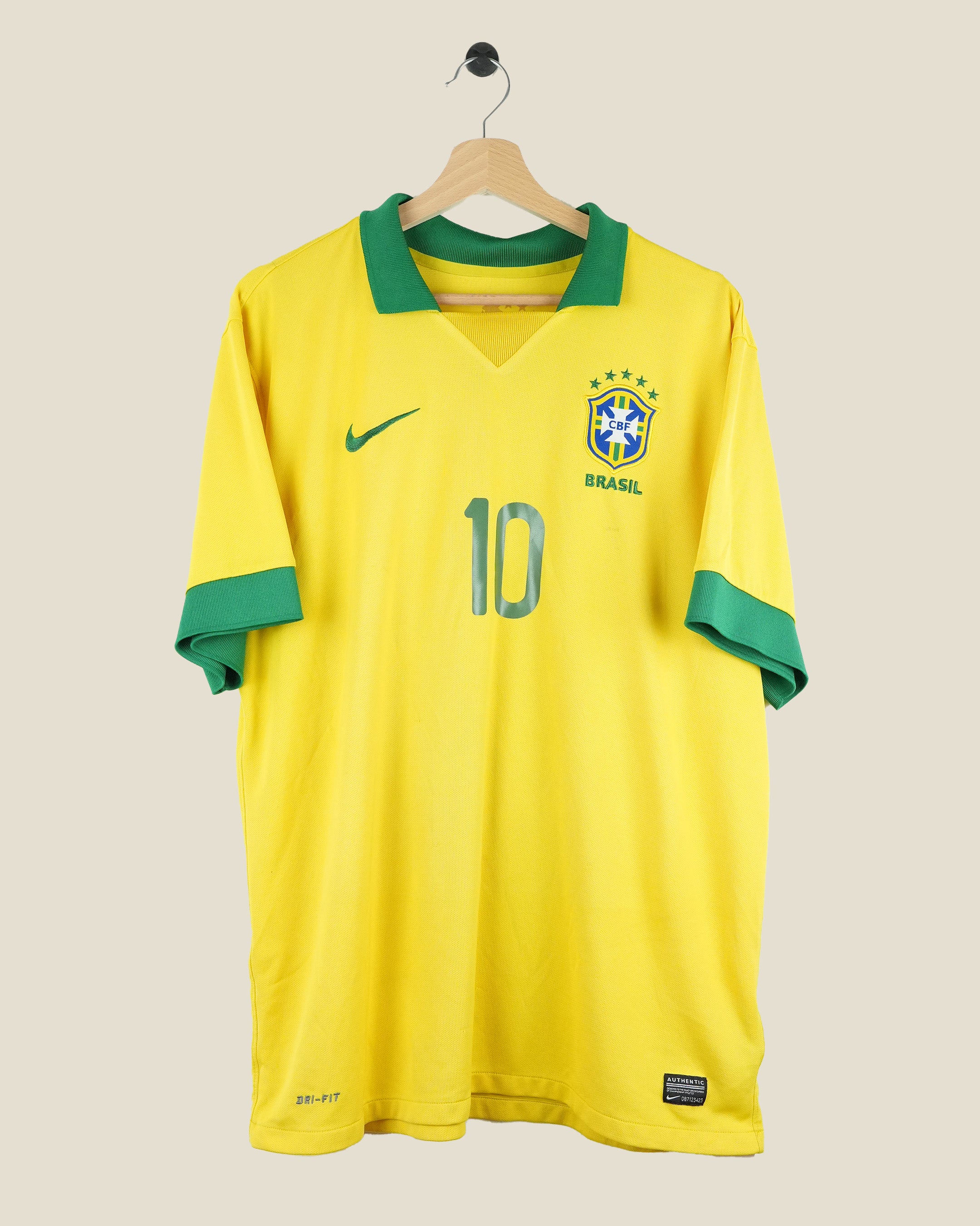 BRAZIL 2013 NEYMAR JR HOME SHIRT (XL) NIKE
