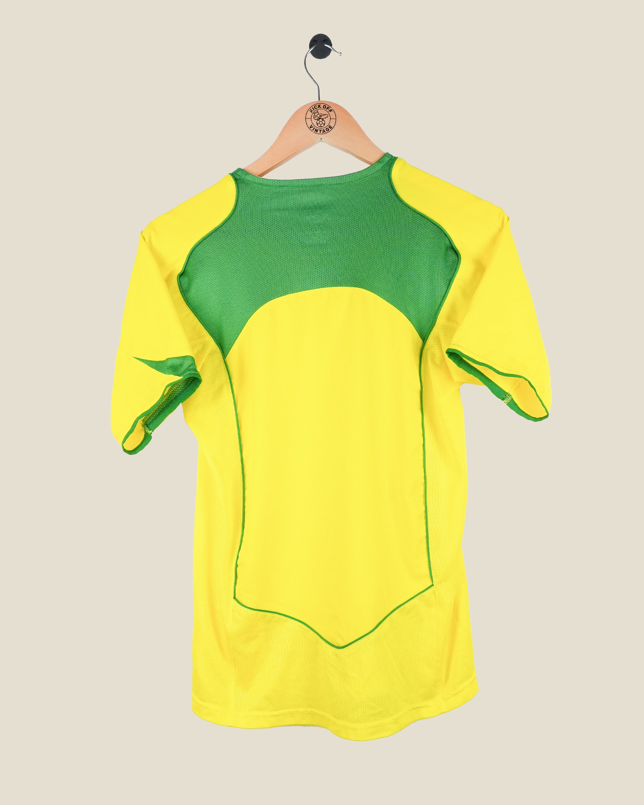 BRAZIL 2004 HOME SHIRT (KIDS XL) NIKE