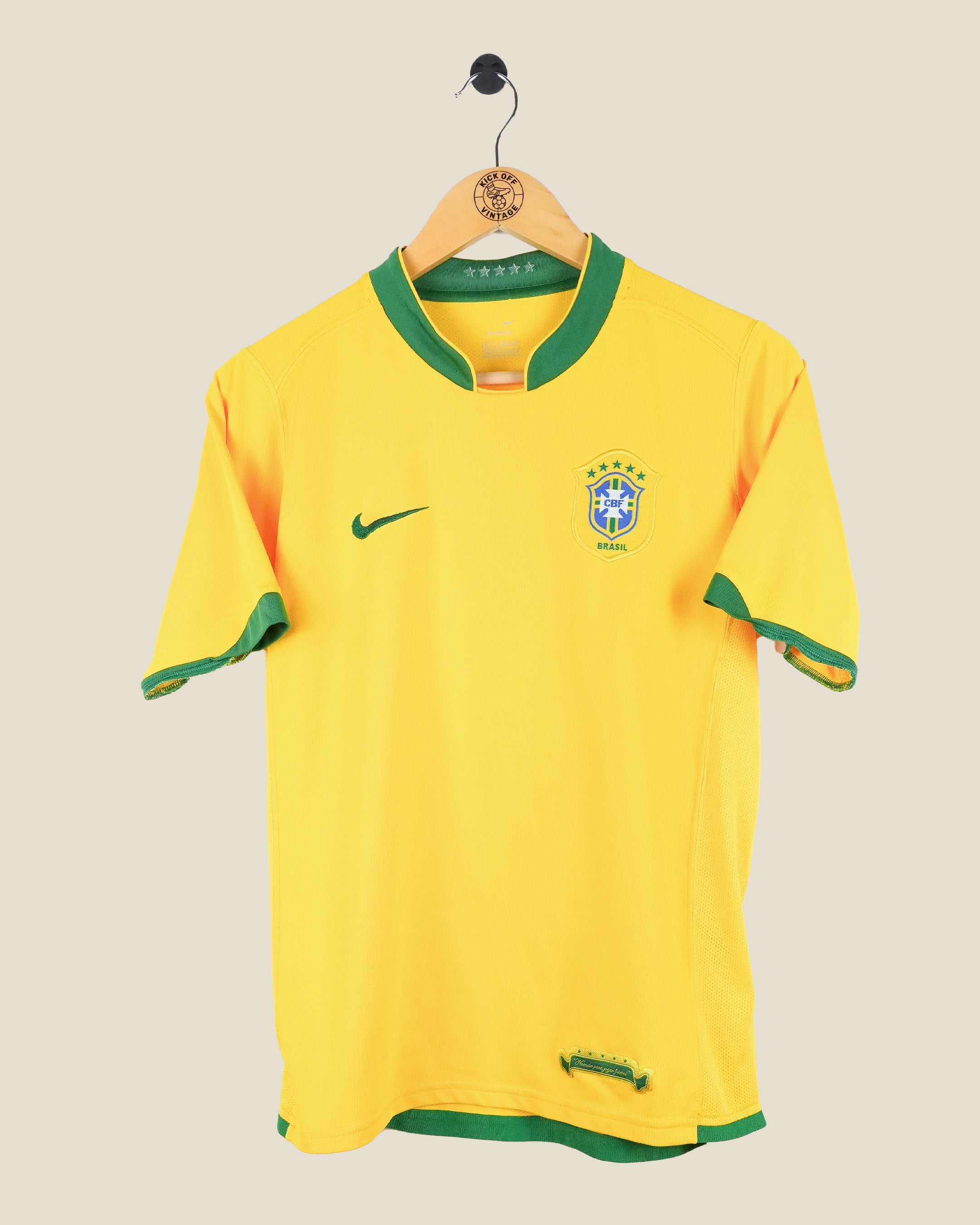 BRAZIL 2006 HOME SHIRT (KIDS XL) NIKE