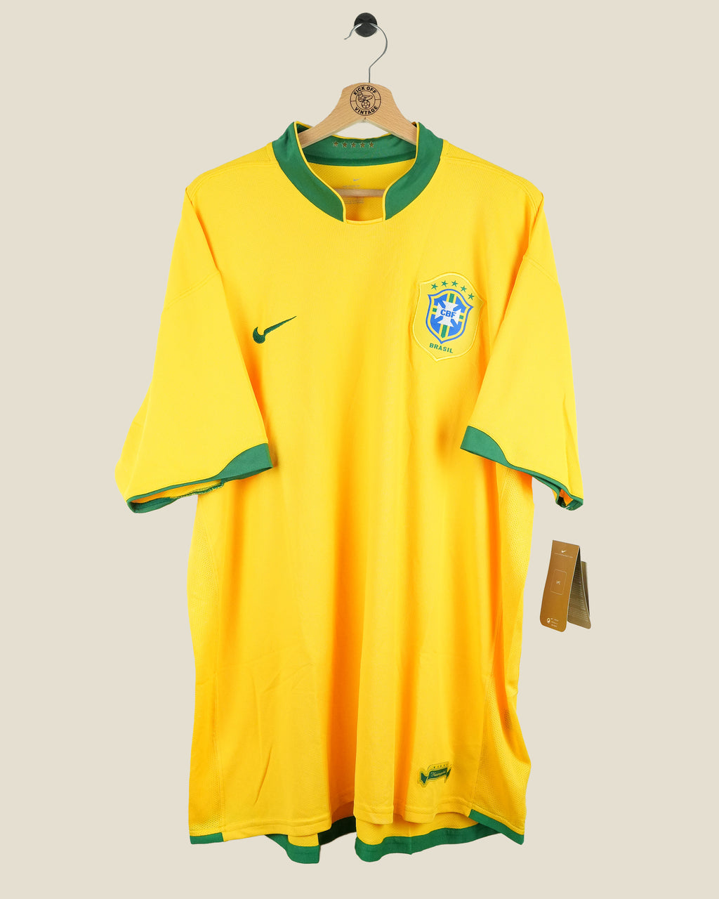 BRAZIL 2006 HOME BNWT SHIRT (XXXL) NIKE