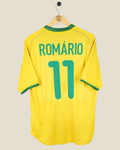 BRAZIL 2000 ROMARIO HOME SHIRT (M) NIKE