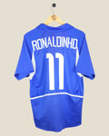 BRAZIL 2002 RONALDINHO AWAY SHIRT (M) NIKE