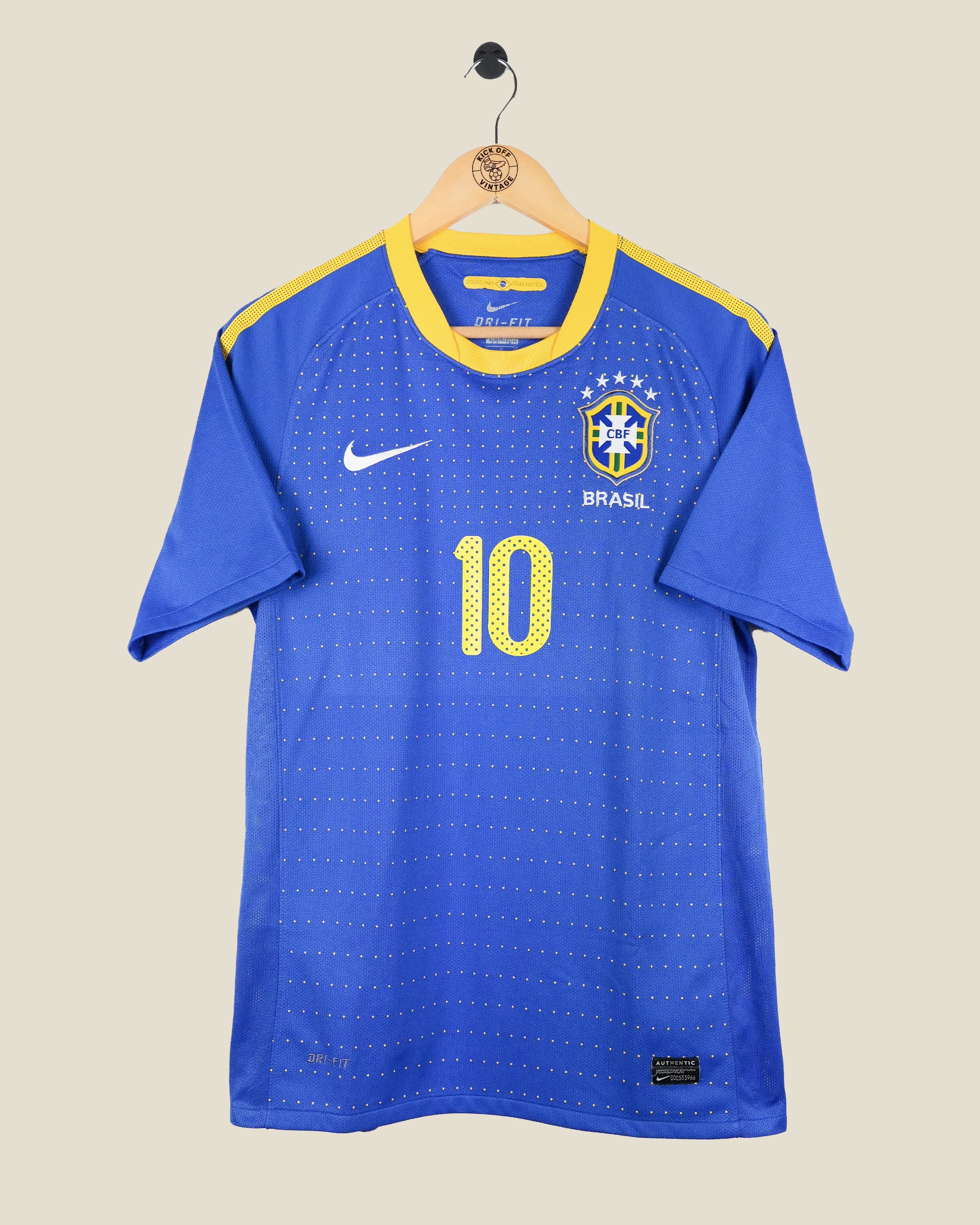 BRAZIL 2008 RONALDINHO AWAY SHIRT (M) NIKE