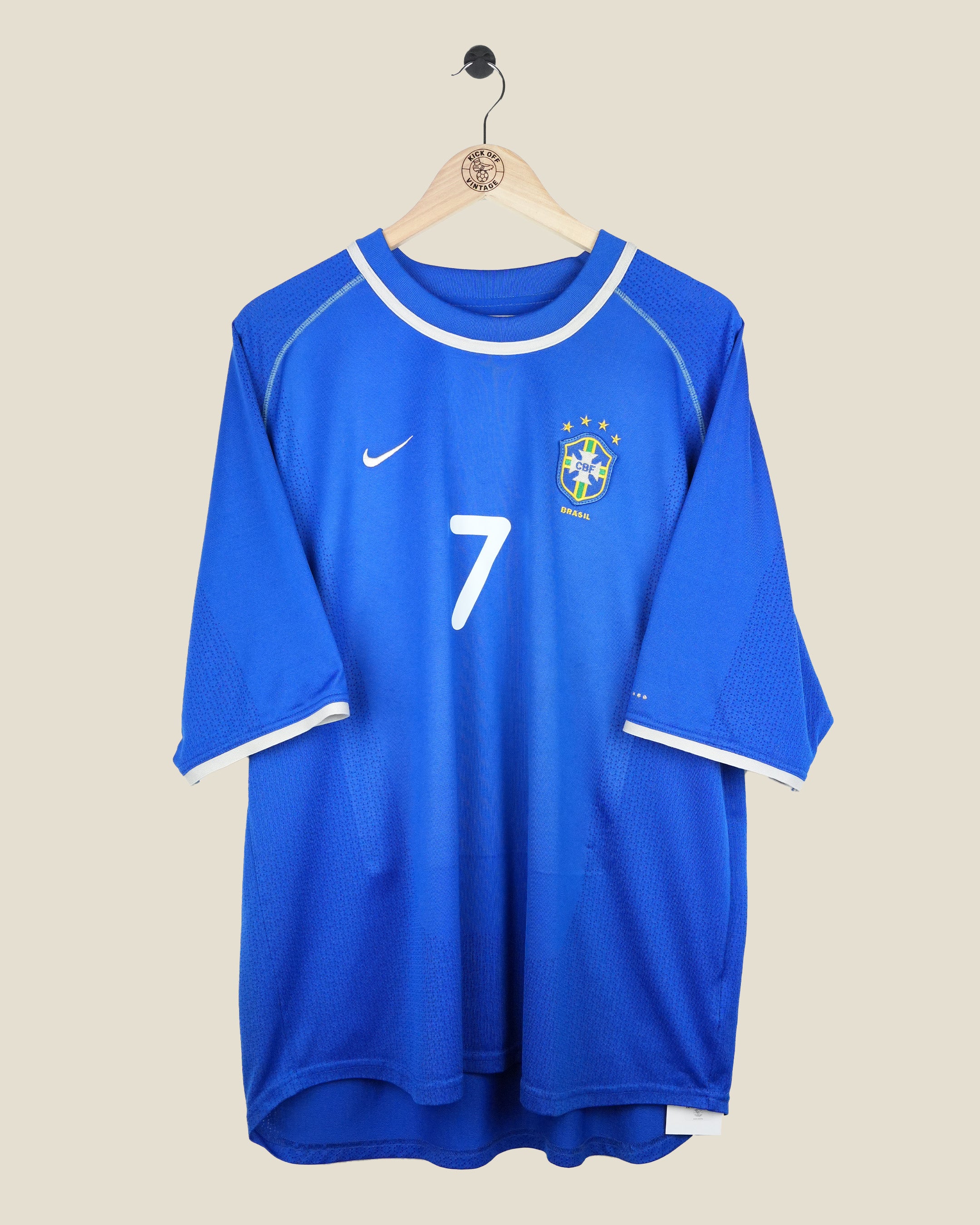 BRAZIL 2000 RONALDINHO AWAY SHIRT (XL) NIKE