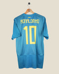 BRAZIL 2011 RONALDINHO AWAY SHIRT (M) NIKE
