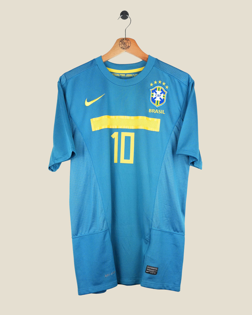 BRAZIL 2011 RONALDINHO AWAY SHIRT (M) NIKE