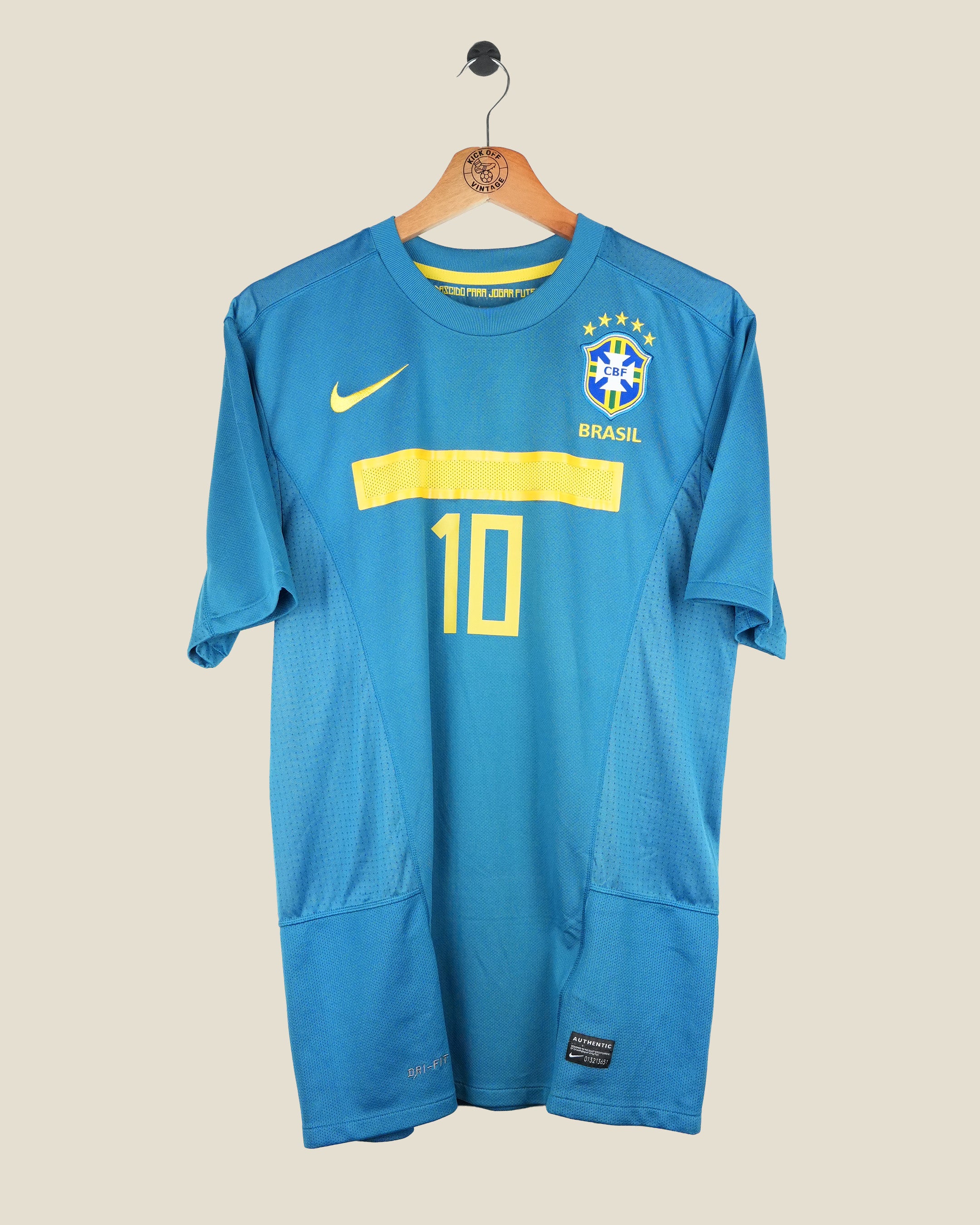 BRAZIL 2011 RONALDINHO AWAY SHIRT (M) NIKE