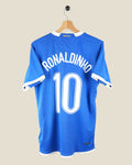 BRAZIL 2006 RONALDINHO AWAY SHIRT (M) NIKE