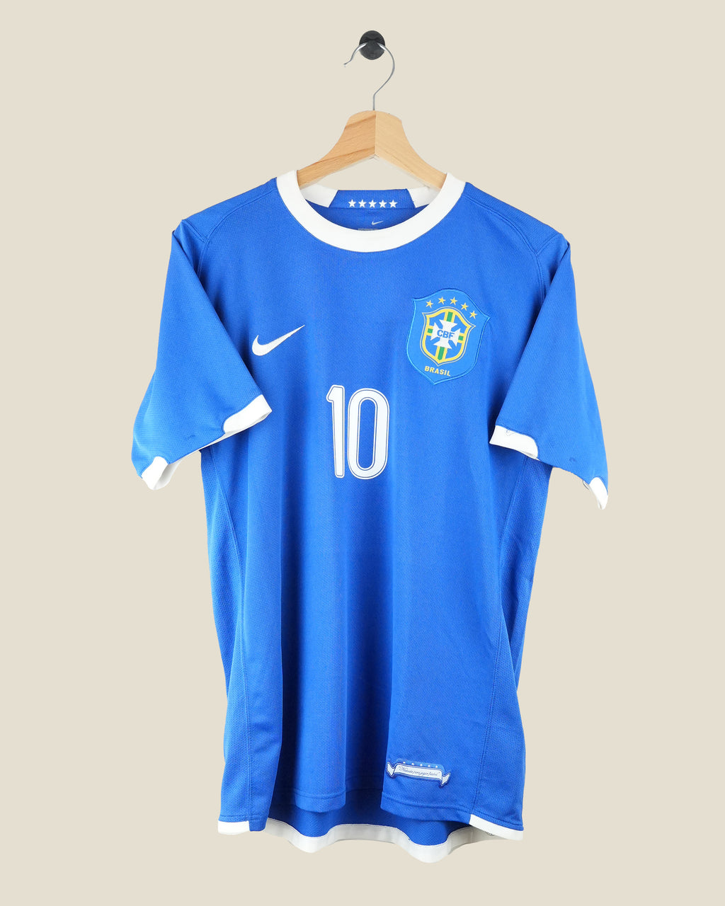 BRAZIL 2006 RONALDINHO AWAY SHIRT (M) NIKE