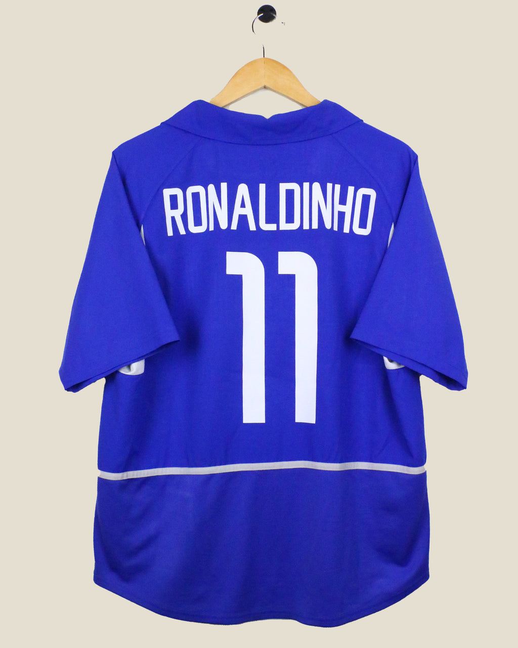 BRAZIL 2002 RONALDINHO #11 AWAY (L) NIKE