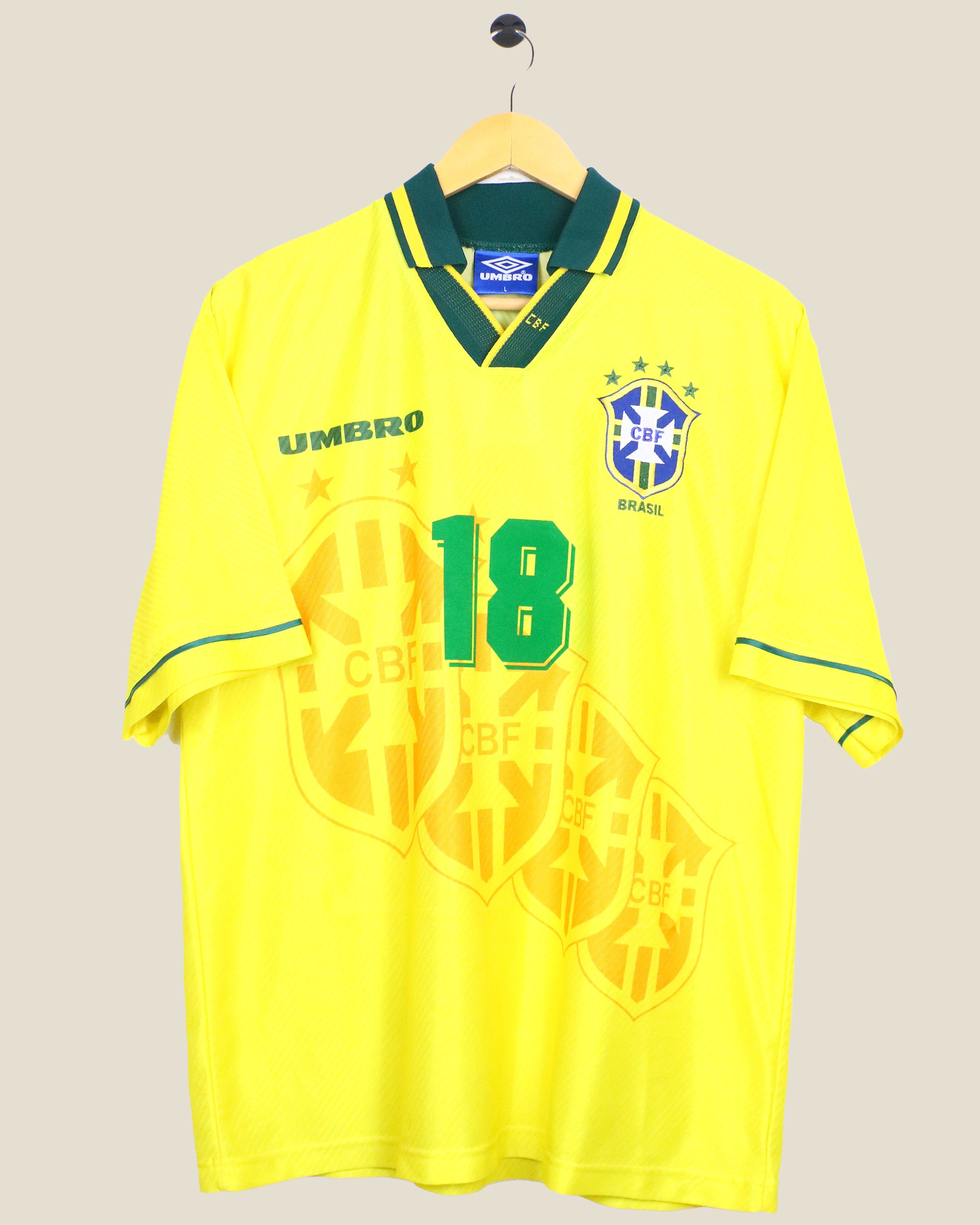 BRAZIL 1994 RONALDINHO HOME (L) UMBRO