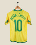 BRAZIL 2006 RONALDINHO HOME SHIRT (S) NIKE