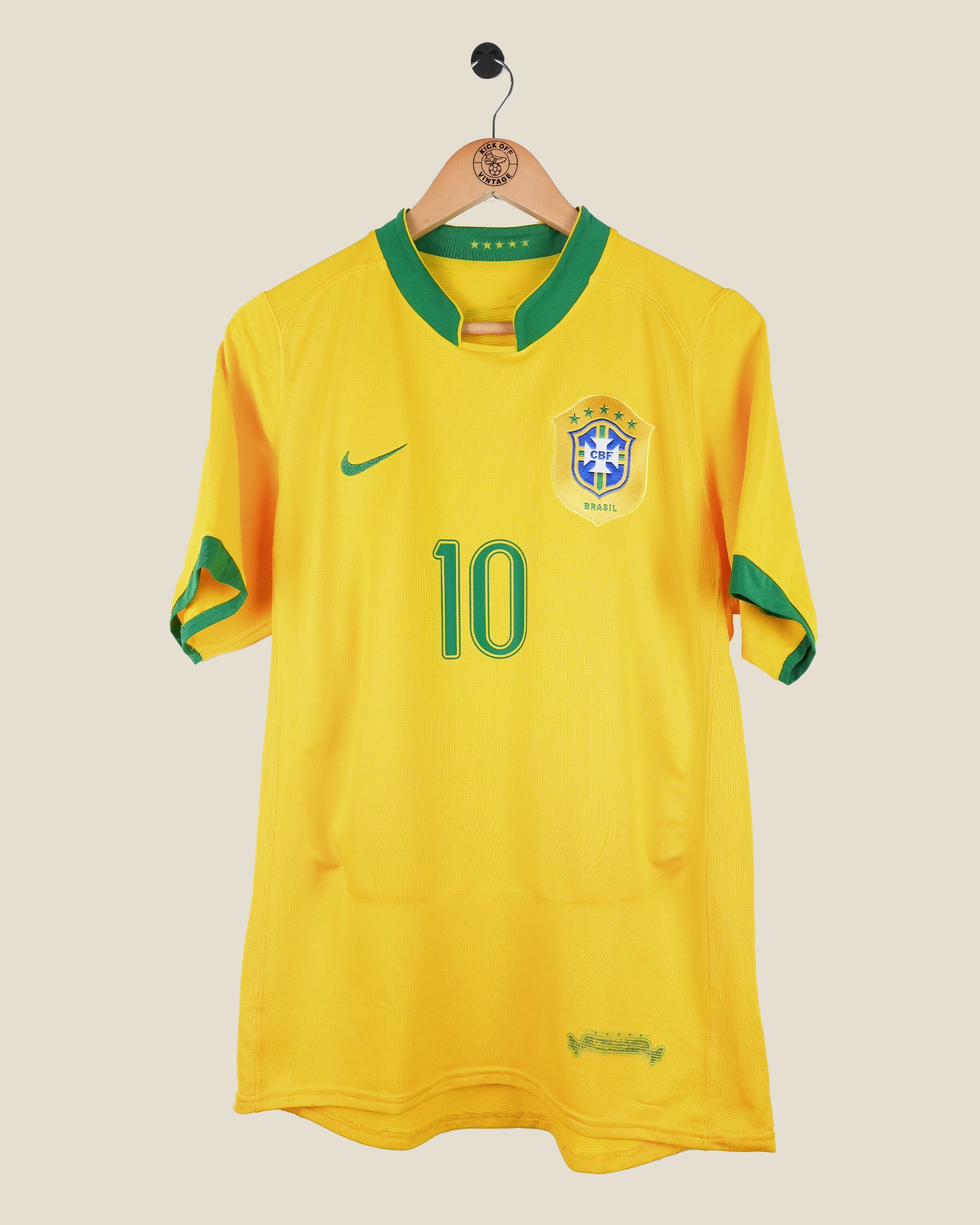 BRAZIL 2006 RONALDINHO HOME SHIRT (XL) NIKE