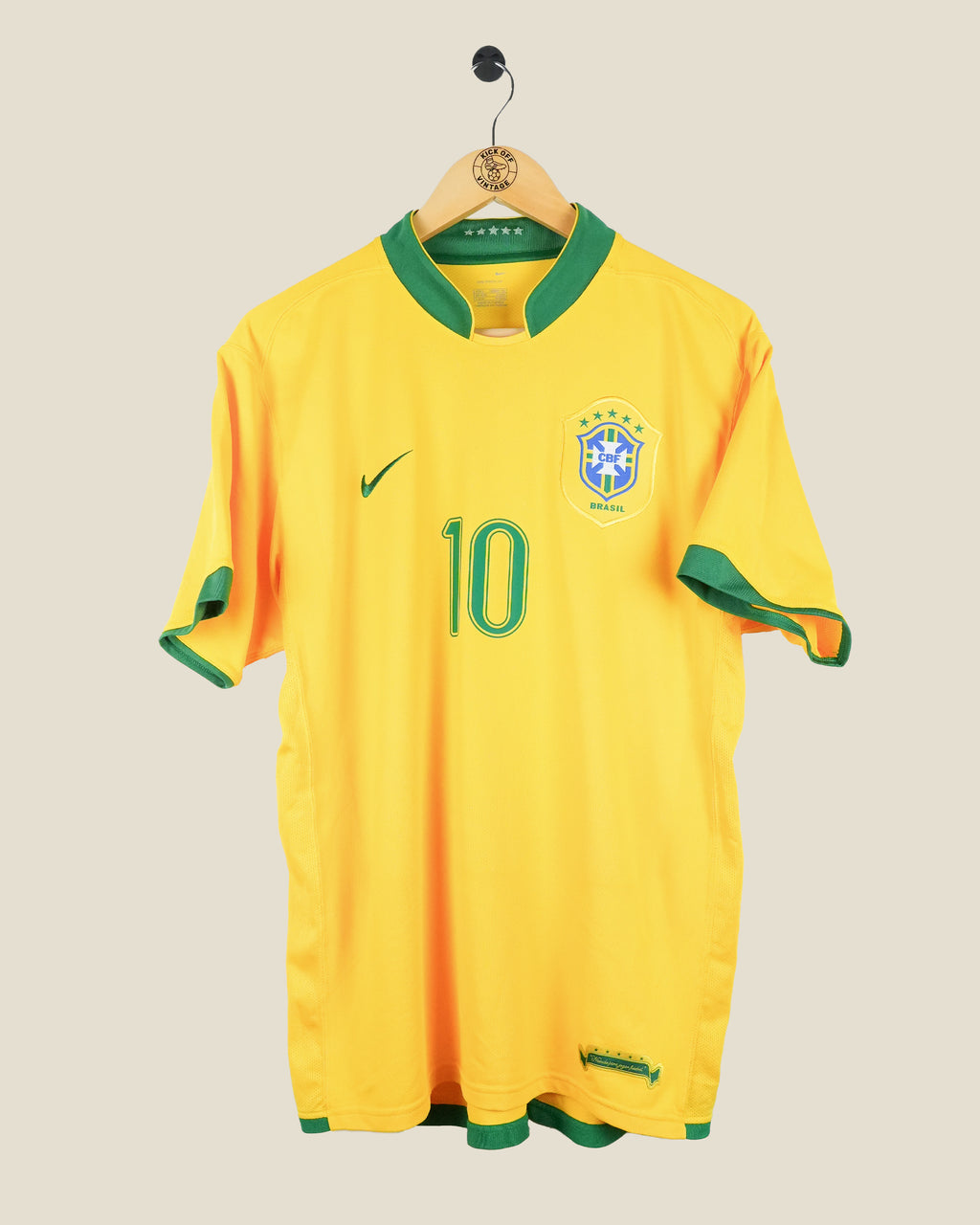 BRAZIL 2006 RONALDINHO HOME SHIRT (L) NIKE