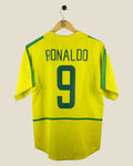 BRAZIL 2002 RONALDO HOME SHIRT (S) NIKE