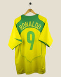 BRAZIL 2004 RONALDO HOME SHIRT (XL) NIKE