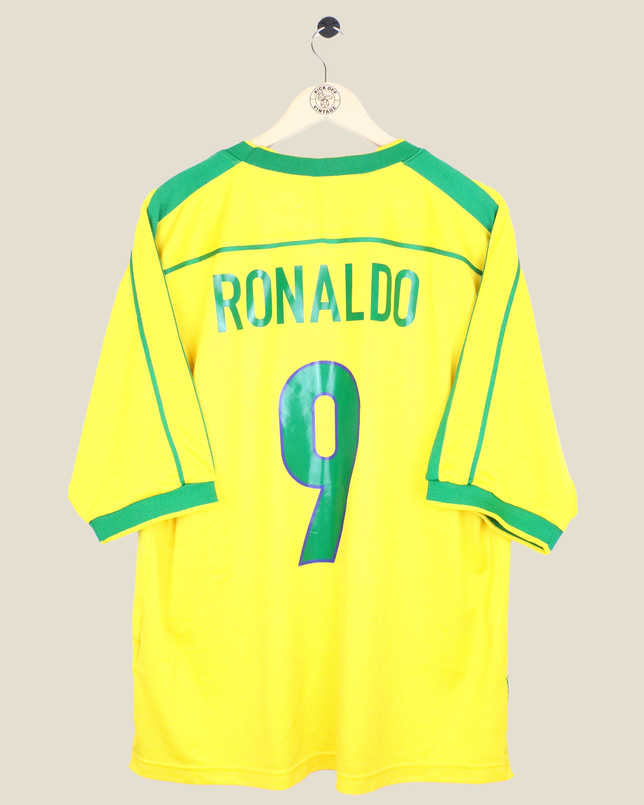BRAZIL 1998 RONALDO HOME (XL) NIKE