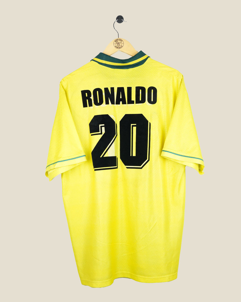 BRAZIL 1994 RONALDO HOME SHIRT (XL) UMBRO