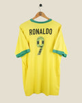 BRAZIL 1998 RONALDO FAN SHIRT (L) NIKE