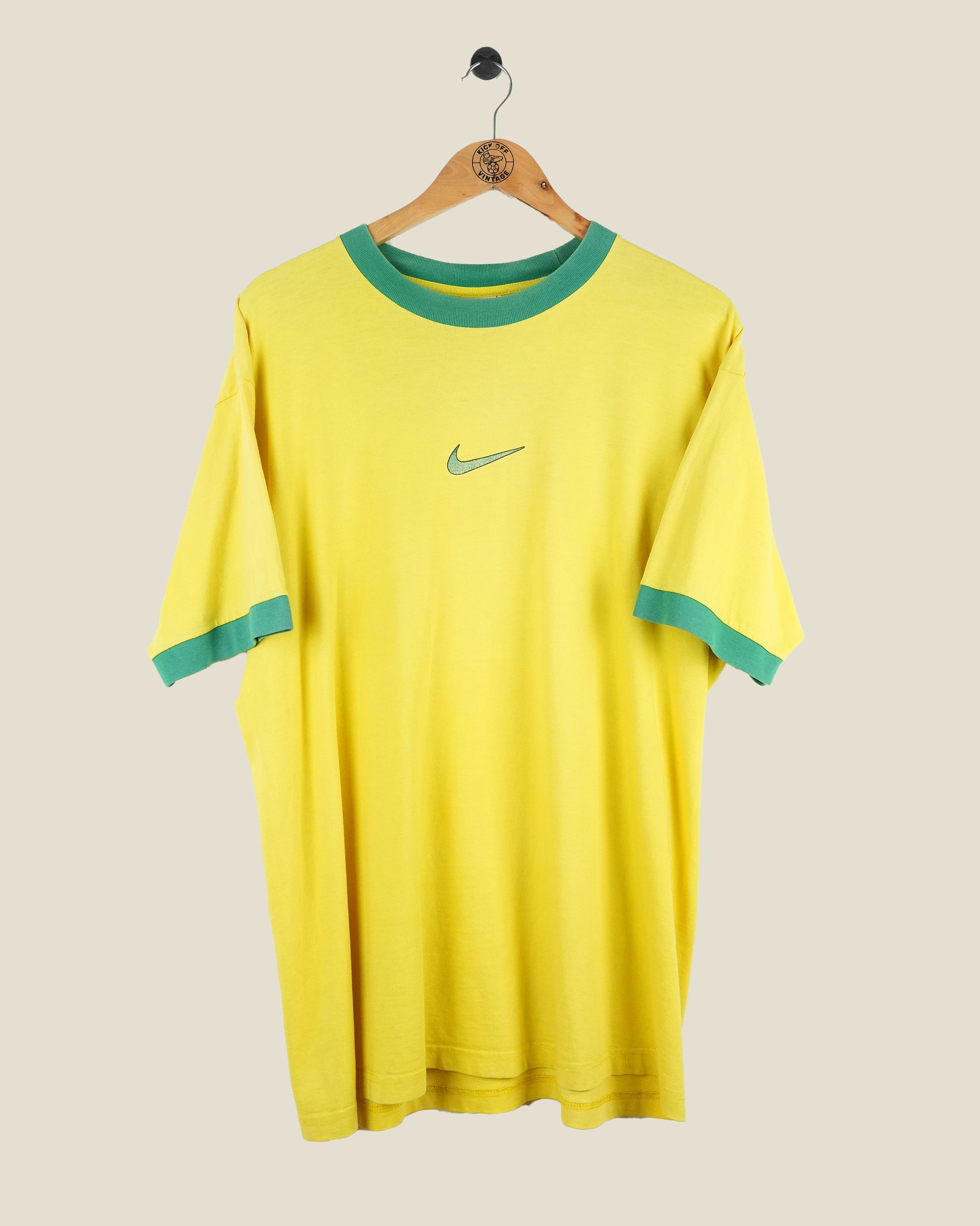 BRAZIL 1998 RONALDO FAN SHIRT (L) NIKE