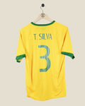 BRAZIL 2014 T. SILVA HOME SHIRT (M) NIKE