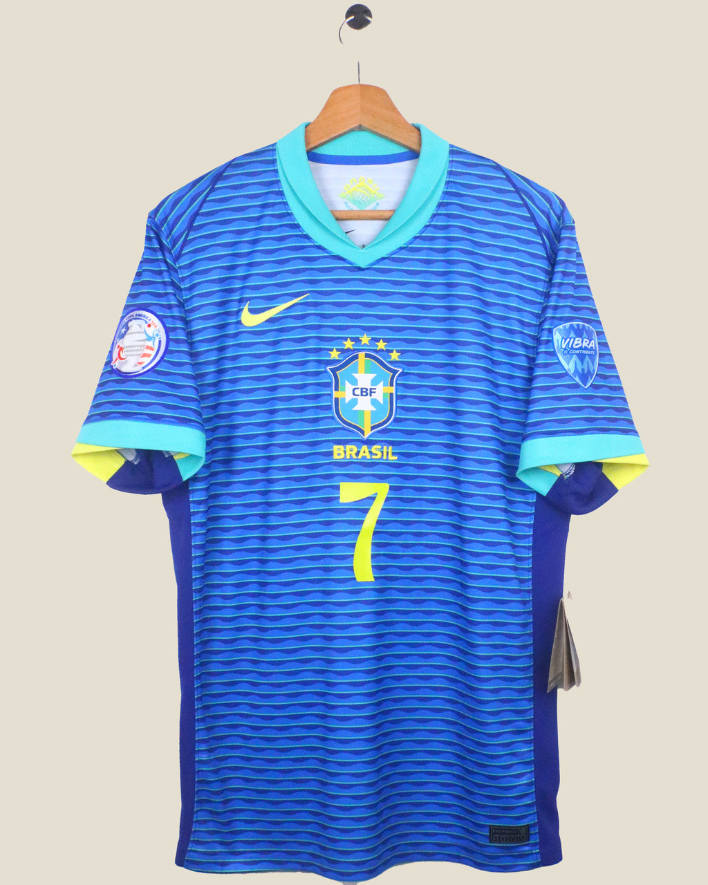 BRAZIL 2024 VINI JR #7 AWAY (M) NIKE
