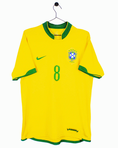 BRAZIL 2006 KAKA #8 HOME SHIRT (L) NIKE