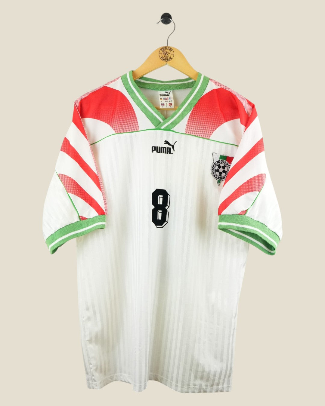 BULGARIA 1995/96 STOICHKOV HOME SHIRT (M) PUMA