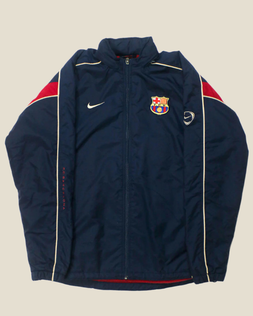 BARCELONA 2001/02 FLEECE JACKET (S) NIKE