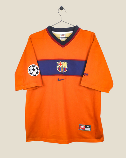 BARCELONA 1998/99 RIVALDO #11 UCL AWAY SHIRT (M) NIKE