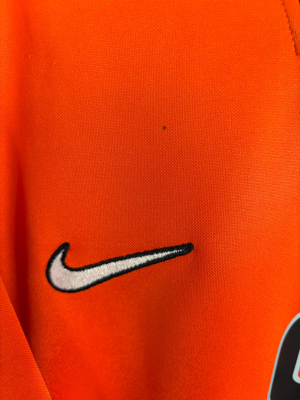 NETHERLANDS 1998 KLUIVERT #9 HOME SHIRT (L) NIKE