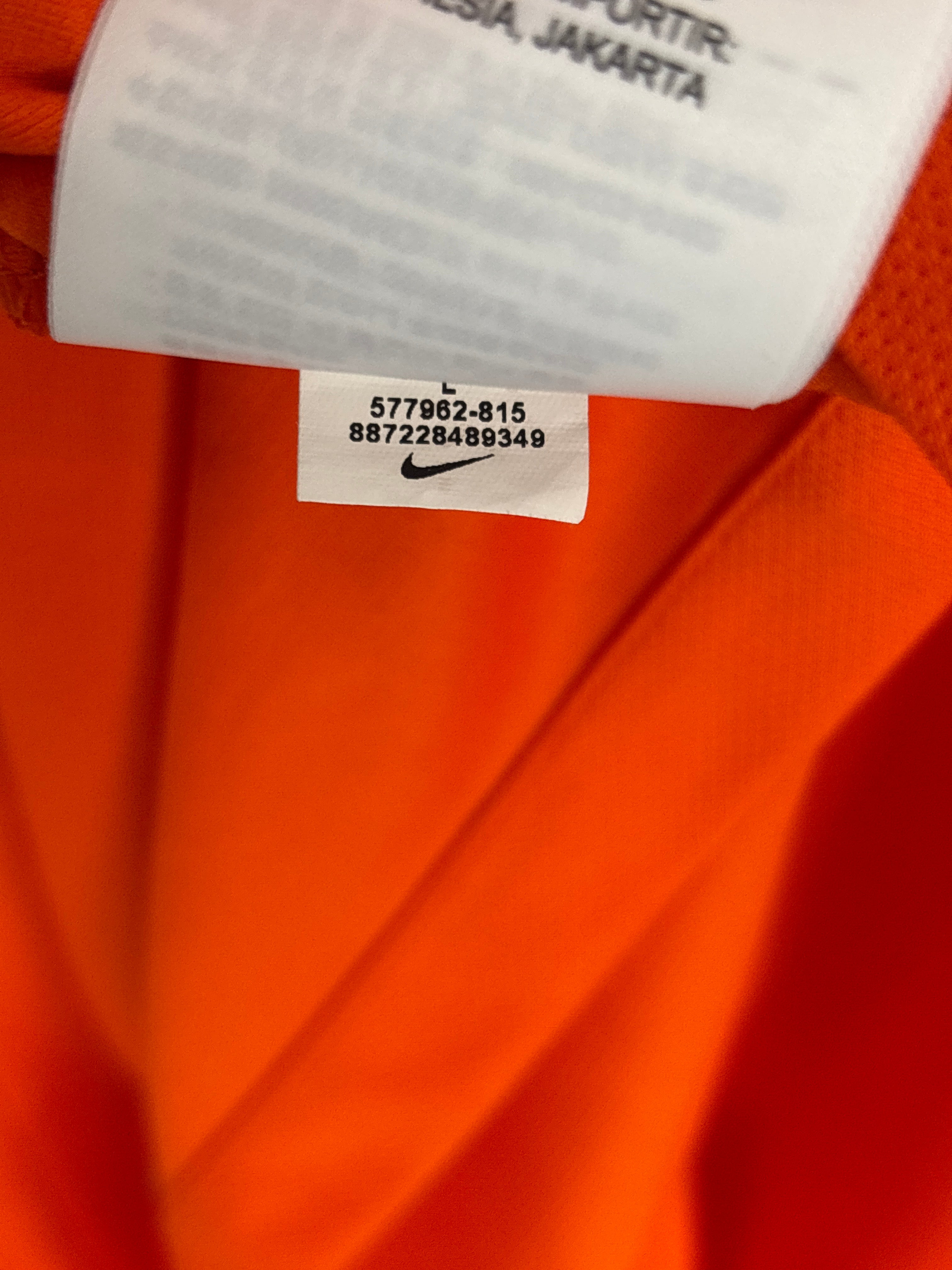 NETHERLANDS 2014 VAN PERSIE #9 HOME SHIRT (L) NIKE