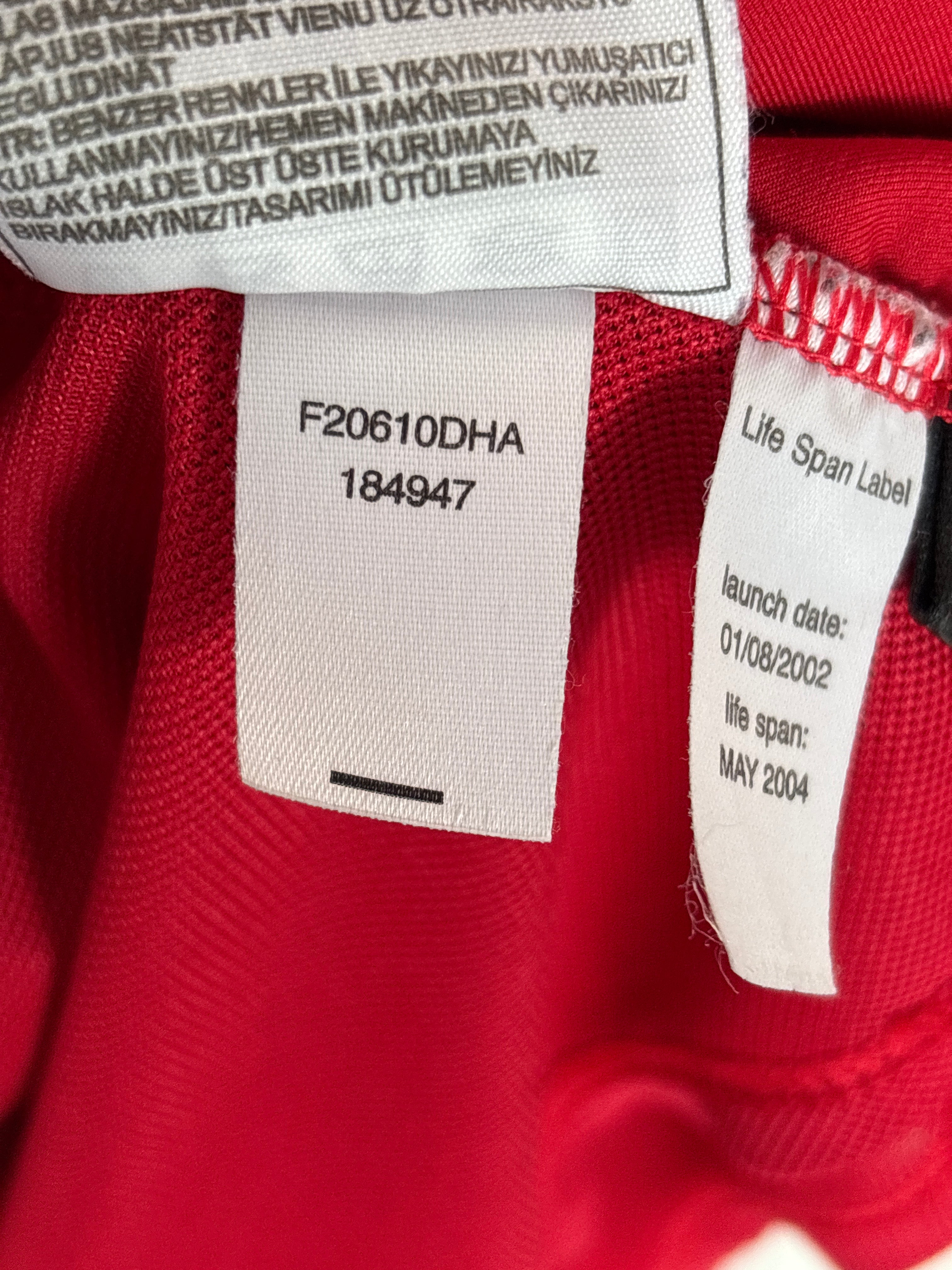 MANCHESTER UNITED 2003/04 RONALDO #7 HOME SHIRT (L) NIKE