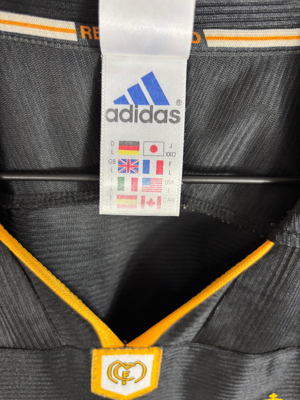 REAL MADRID 1999/00 CARLOS #3 AWAY SHIRT (L) ADIDAS