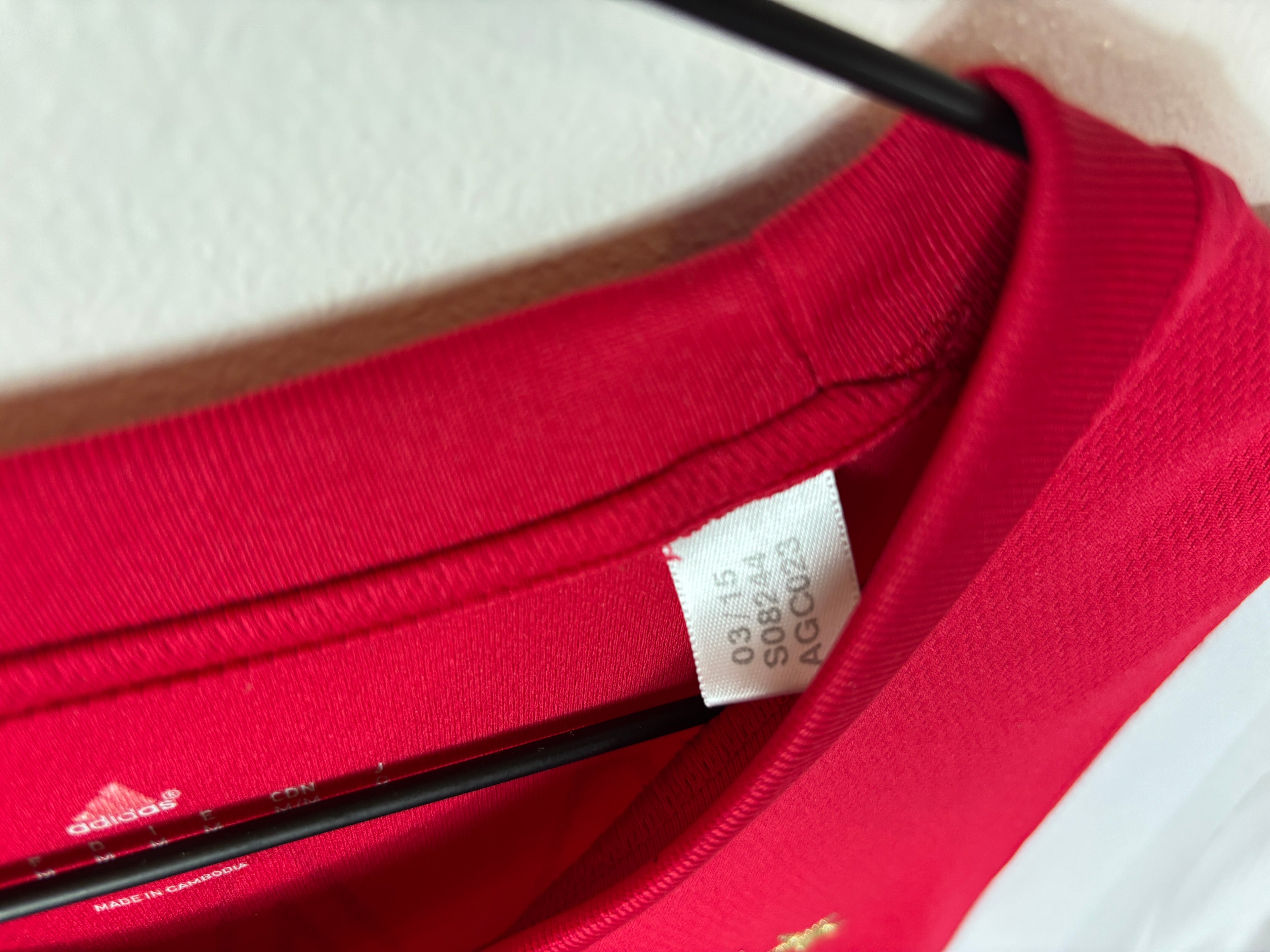 AJAX 2015/16 KLAASEN #10 CRUIJFF TRIBUTE HOME SHIRT (M) ADIDAS